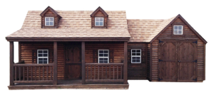 log cabin childrens playhouse