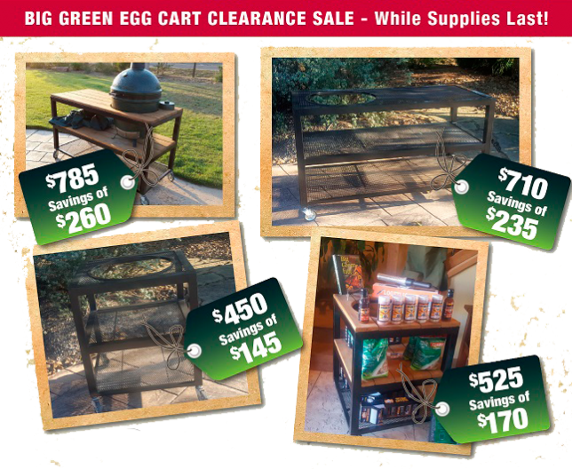 Big Green Egg Cart Clearance